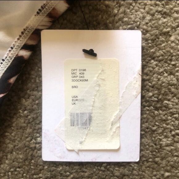 Gibson Latimer NWT  Women’s Fierce Animal Print Lines Hipster Bikini Bottoms XL - Picture 6 of 7